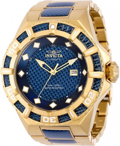 Invicta Hombres Elite 23 Joyas Automático Profesional Buceo Ss Reloj de Pulsera