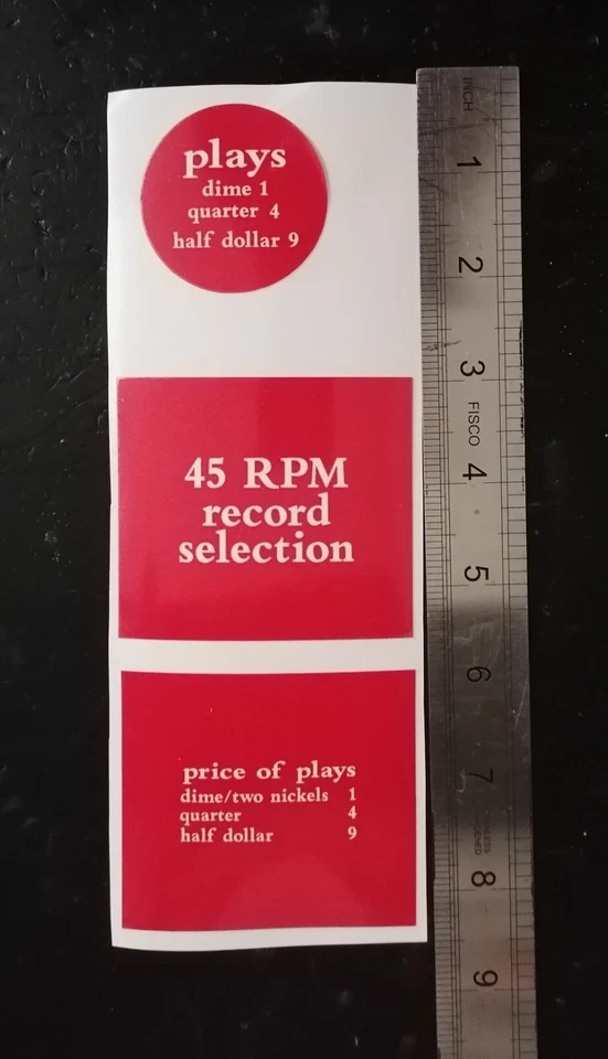 JUKEBOX LABELS - Image 2 of 2