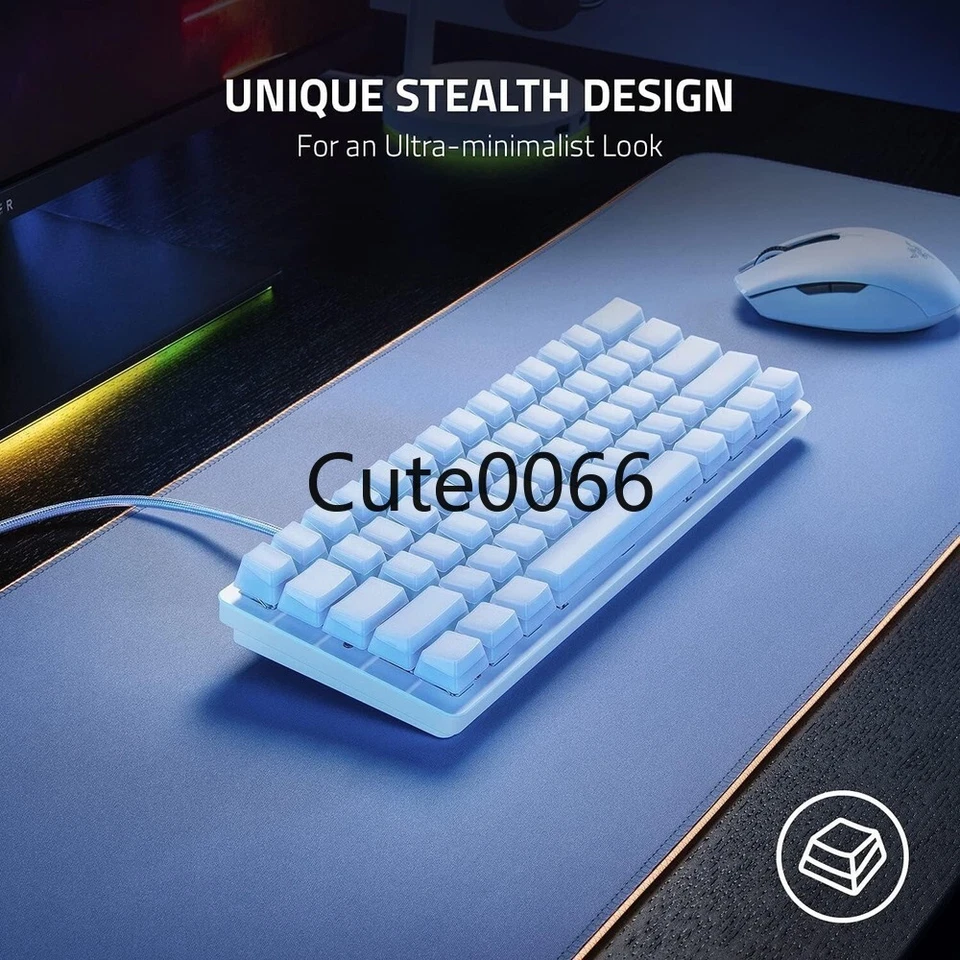 Razer Phantom Keycap(White)Upgrade Set for Mechanical Keyboard w/ Puller - Image 2 of 4