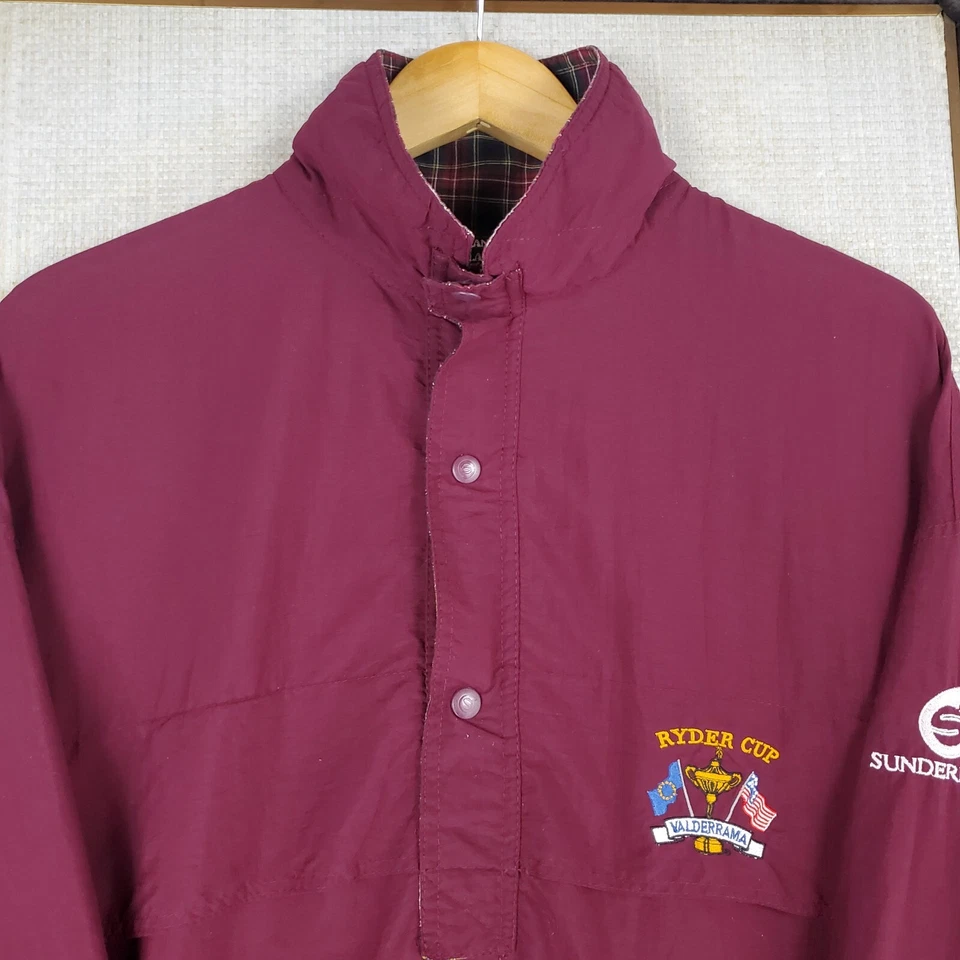 VTG SUNDERLAND x VALDERRAMA Size 2XL Waterproof Windbreaker Jacket 1997 Mens - Image 2 of 4