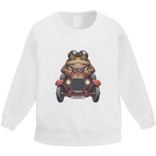 'Toad Driving A Red Sports Car' Kid's Sweatshirt / Sweater / Jumper (KW050853)