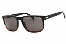 New David Beckham DB 1060/S 037N IR Black Horn/Grey 57-17-145 Sunglasses