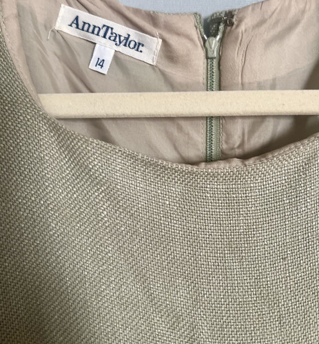 Vintage Ann Taylor Linen Dress Size 14 - Bild 3 von 6