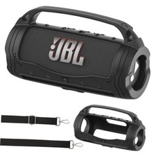 Silicone Cover Case for JBL Flip 7 Portable Speaker, Accessories for JBL Black