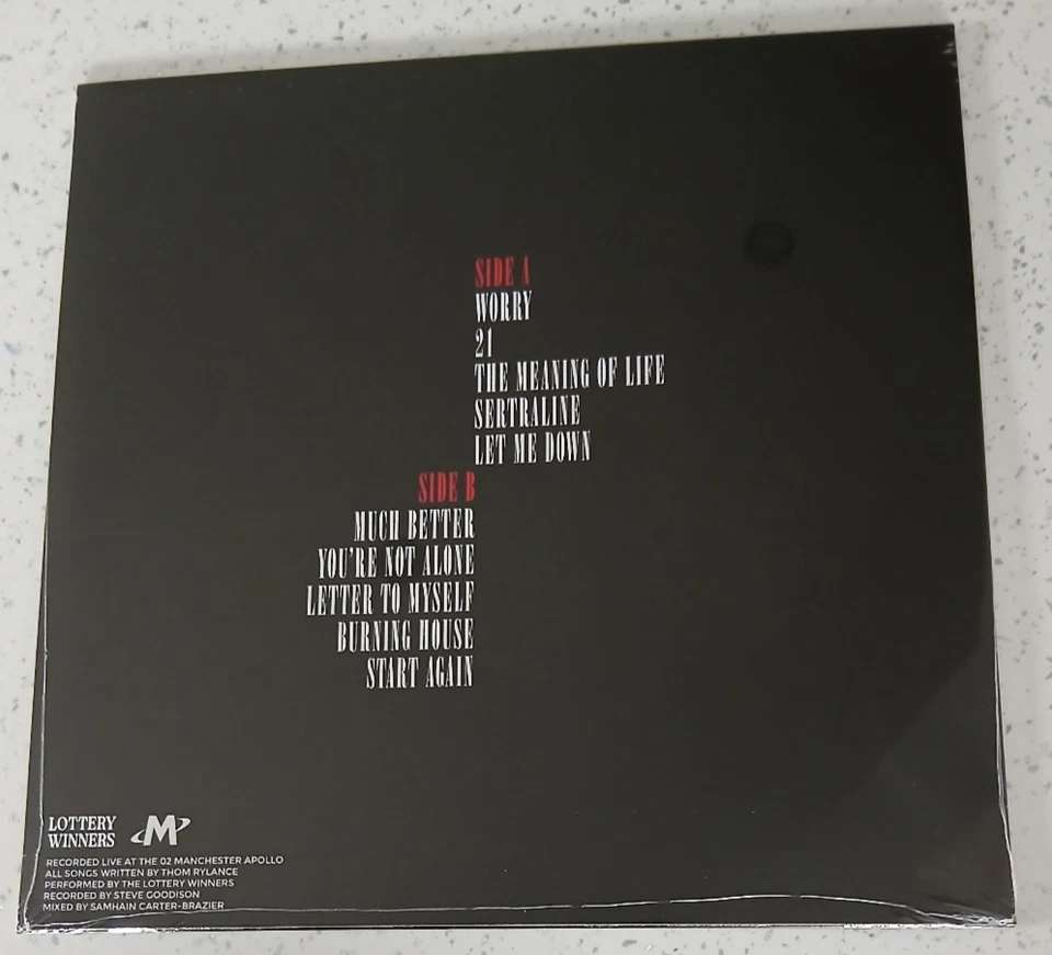 Lottery Winners LP Live At The Apollo - Sealed - Signed Card - Image 2 of 2