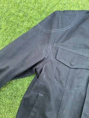 FIRST MFG CO Voyager Twill Black Full Zip Jacket w/ Pockets Mens L image 7
