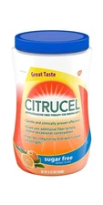 Citrucel Sugar Free Fiber Powder 32 Ounce Orange Flavor for Constipation Relief
