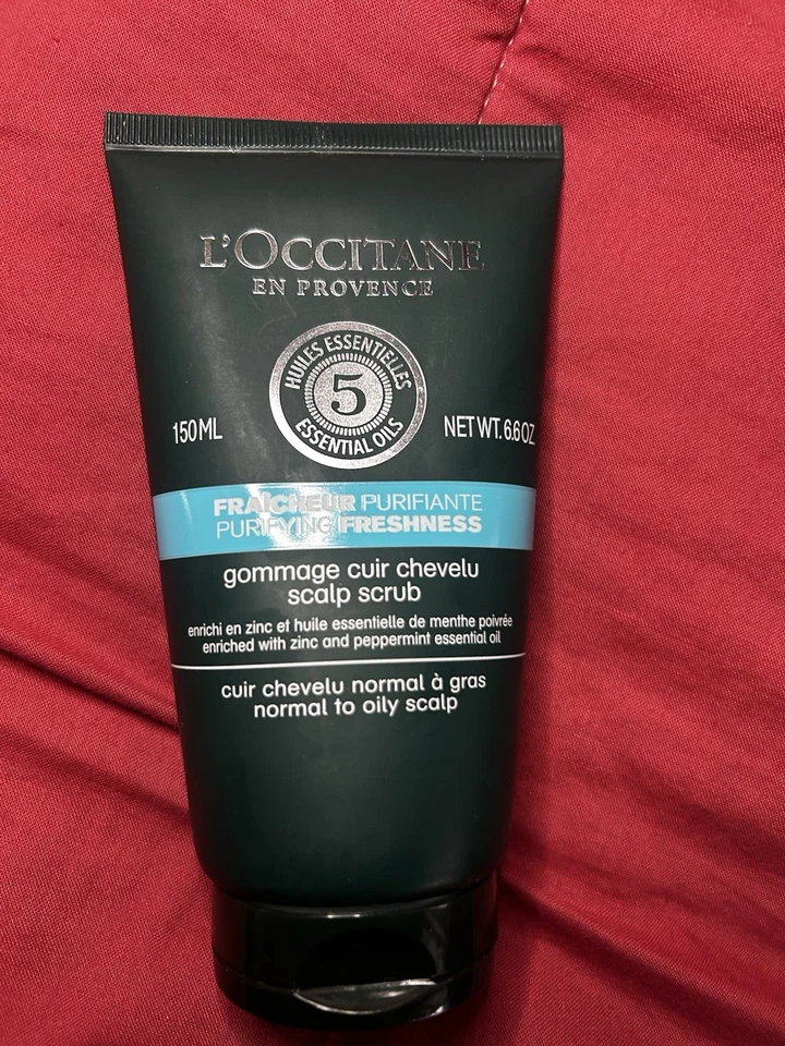 Exfoliante limpiador de cuero cabelludo L'Occitane frescura purificadora Foto 3 de 4