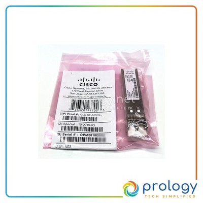 Brand New Cisco GLC-GE-100FX 100Base-FX 1310nm 2km LC Transceiver