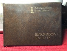 1977 - 1979 Rolls-Royce Silver Shadow II/Bentley T2 Owners Handbook TSD4209