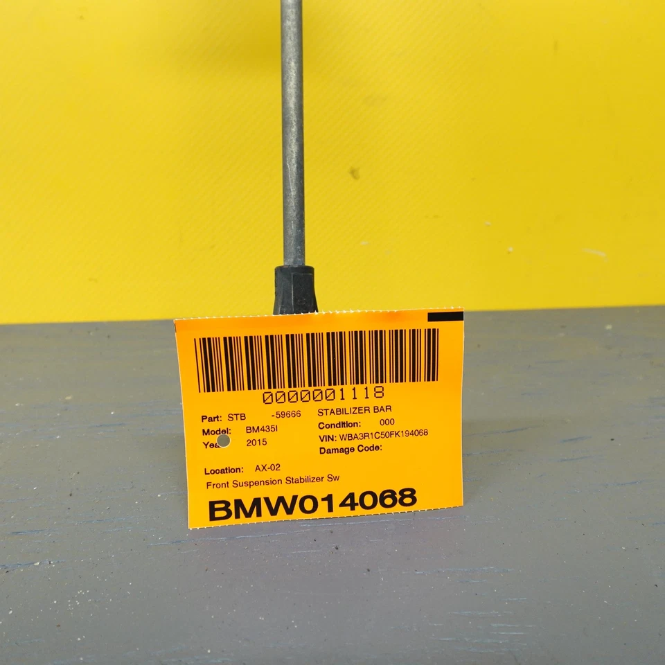 Barra estabilizadora de suspensión delantera BMW 435i F32 F33 F36 2014-2018 Foto 2 de 3