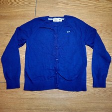 Vineyard Vines Cardigan Sweater Girl Size 14 Navy Blue