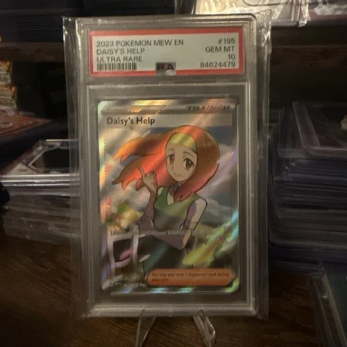 PSA 10 Daisy's Help 195/165 Full Art Ultra Rare Pokemon Scarlet & Violet 151