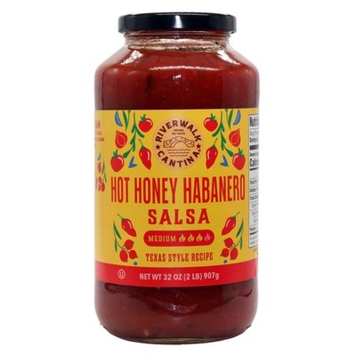 Riverwalk Cantina Texas Spicy Hot Honey Habanero Salsa, 32 oz / 2 lbs