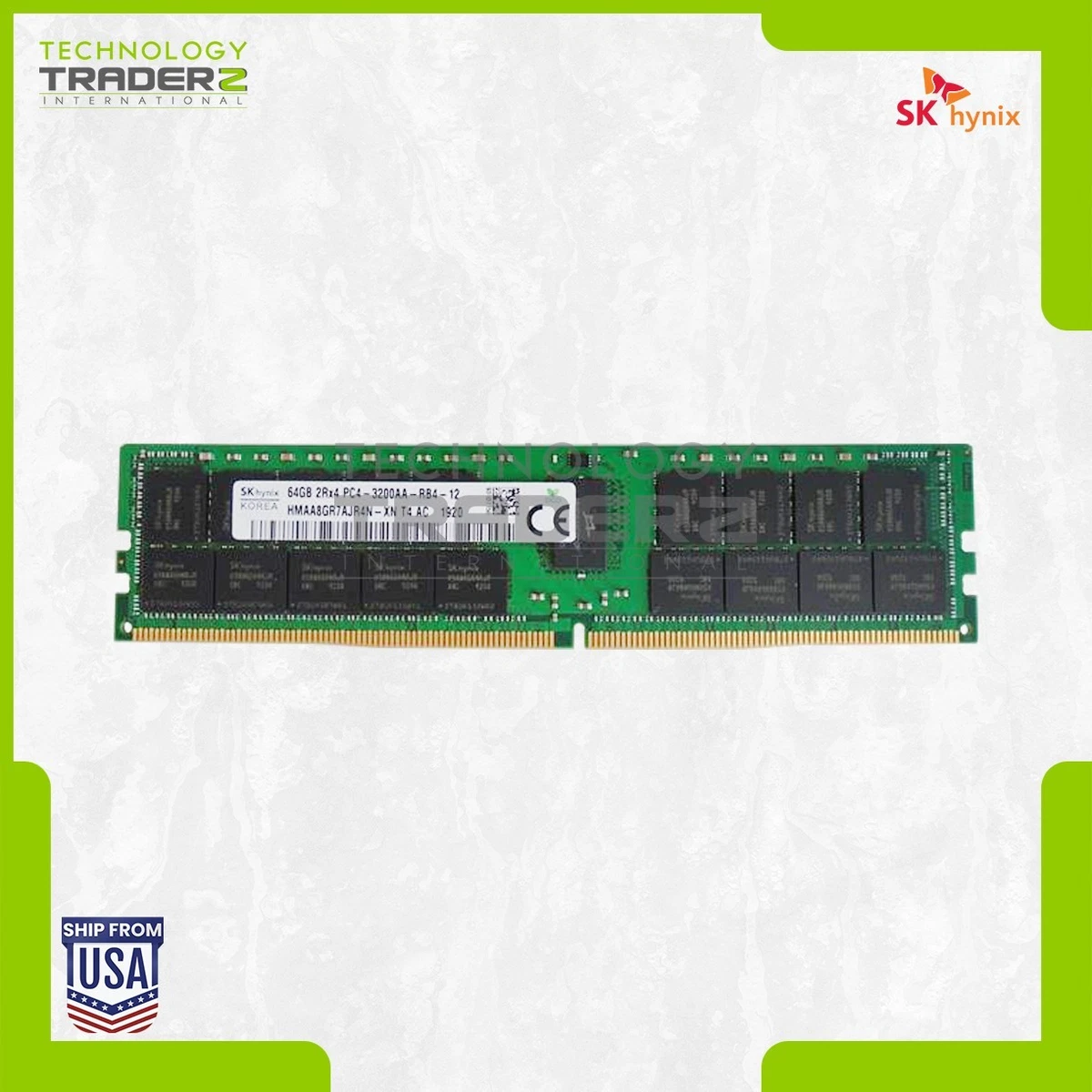 Lot De 24 Barrettes RAM DDR4 768Go (24x32Go) RDIMM ECC Reg PC4-19200 Pour Serveur Dell R740