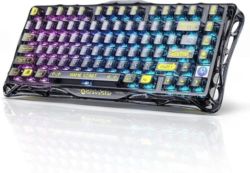 Gravastar Mercury K1 Lite Tastiera Meccanica Wireless Hot-Swap RGB 75%