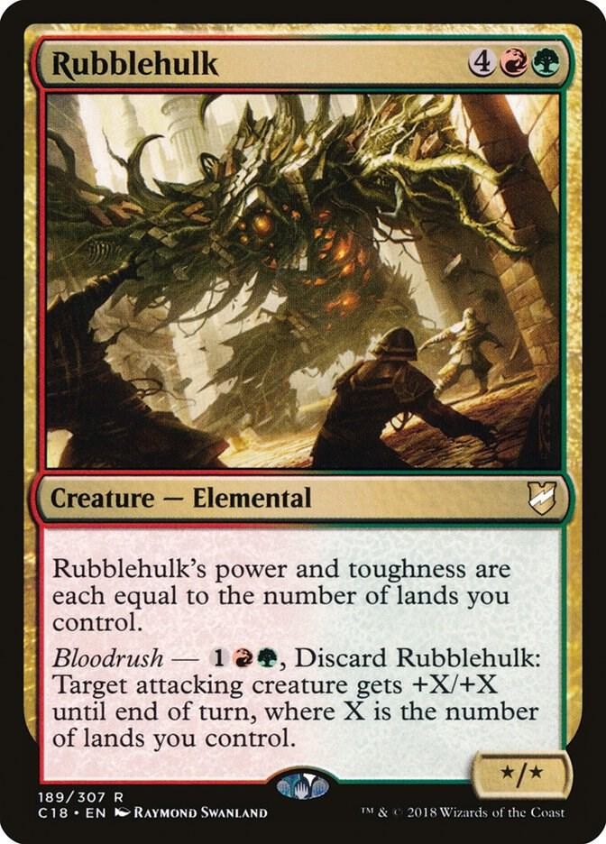 Rubblehulk 189 Rare Commander 2018 Magic: The Gathering Lightly Played