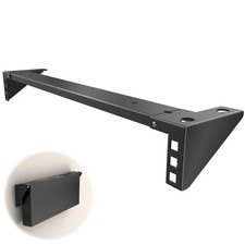 1U Vertical Wall Mount Rack Steel Foldable Patch Panel Bracket Fits 19 Inch