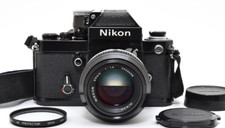 Nikon F2A Black SLR Film Camera Nikkor Non-Ai 50mm f1.4 Tested Exc+5 From Japan