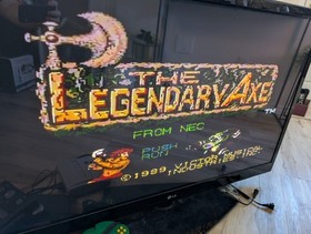Legendary Axe (TurboGrafx-16, 1989) - Hu Card Only - Tested 