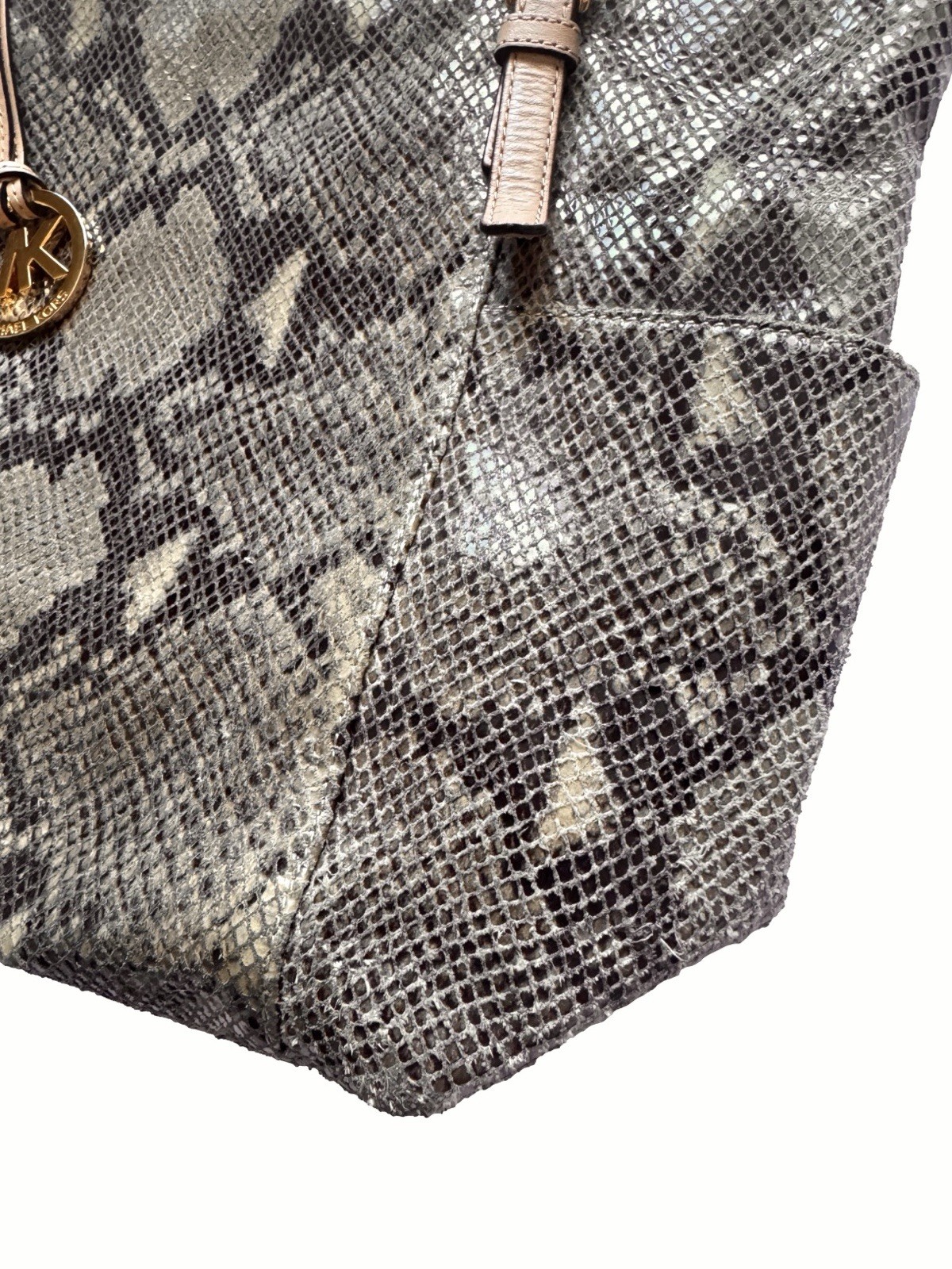 Michael Kors Rare Python Embossed Leather Purse - image 5