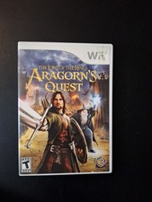 Lord of the Rings: Aragorn's Quest (Nintendo Wii, 2010) No Manual 