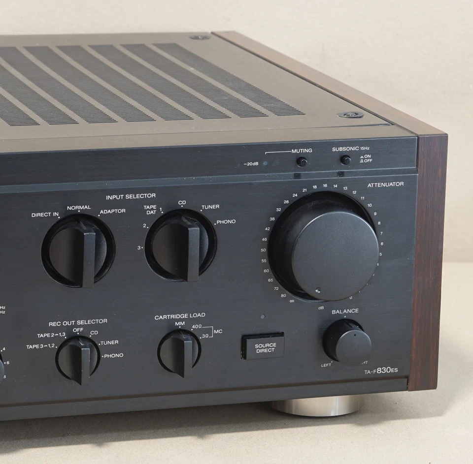 Sony TA-F830ES Stereo Vollverstärker + Holzwangen * kompl. Revidiert vom Händler - Bild 4 von 4