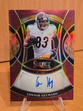 2025 Panini Select - Connor Heyward - Maroon Prizm Auto /75 Steelers #SP-CHD