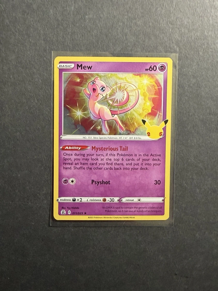 Mew Pokémon TCG Individual Collectible Card Game Cards in English