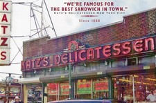 Postcard  "Katz's Delicatessen - Best Sandwich on Earth" 2004 MINT Unused