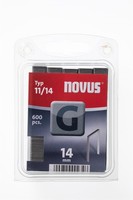 600 Novus Flachdrahtklammern 14 Mm,Typ 11/14Mm FüR Hammertacker, Tacker-Klammer
