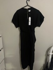 Womens Dress Black Wrap Style Closet Size 8 New With Tags