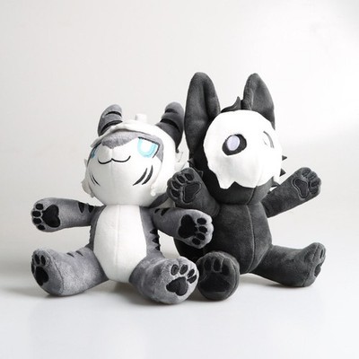 Soft Furry Anthro Cat Tiger Stuffed Plush Doll Cartoon Collectible Toy Gift