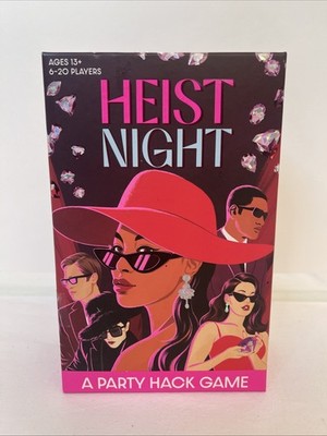 Heist Night Party Game | Spy Team Strategy Mystery Deduction Roll Playing Social