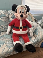 Mickey Mouse Santa Claus Jumbo Plush 48 Inches Christmas Stuffed Animal Disney