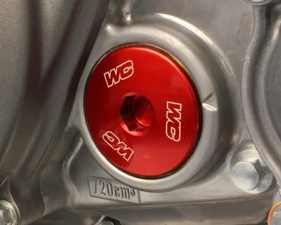 Works Connection Engine Plugs - Red Motorcycle ATV/UTV Dirt Bike 24-508 66-24508 - Image 2 of 4