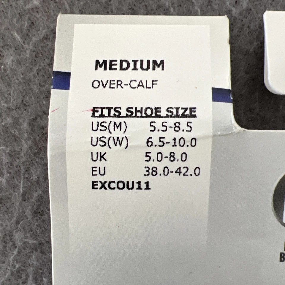 Thorlos Unisex Extreme Cold Over Calf Socks Medium Fits Shoe Sz. 5.5-8.5 Lt Gray - Image 2 of 4