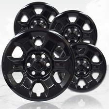 18" 4pc Gloss Black Wheel Skins (Set of 4) for 2013-2023 Nissan Titan