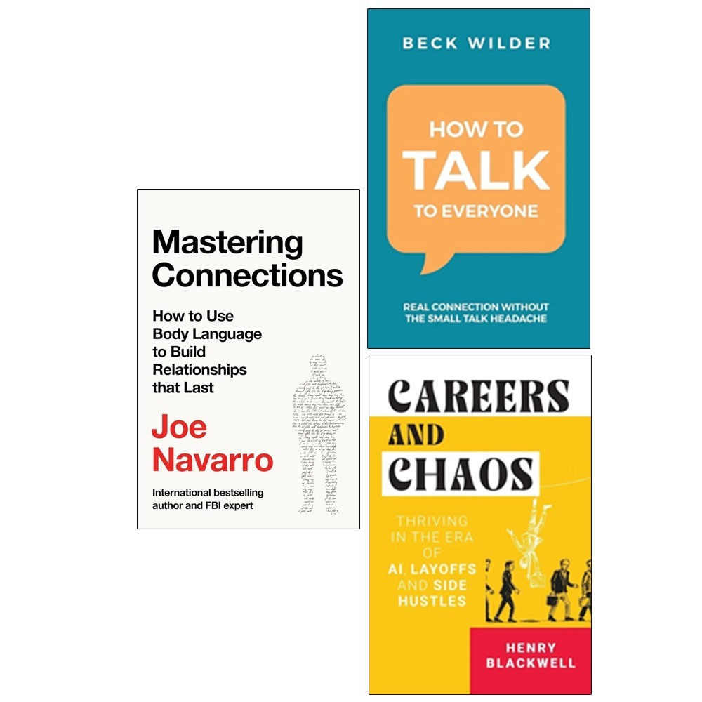 Mastering Connections,Unlocking Connections,How To Talk To Everyone 3 Books Set