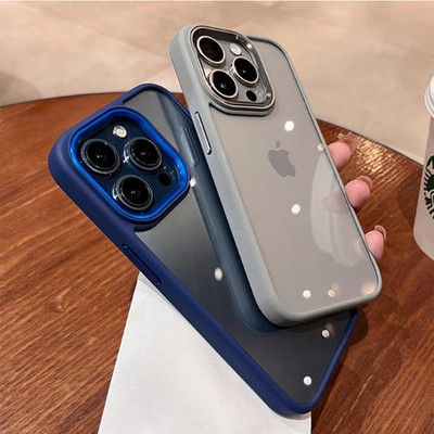 Luxus Clear Case passend für iPhone 17 & 16 Pro Max - Metall Kameraschutz Hülle