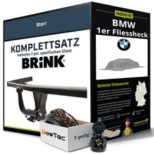 Für BMW 1er Fliessheck Typ F70 Anhängerkupplung starr +eSatz 7pol 07.2024-jetzt