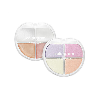 COLORGRAM Tintin Dory Highlighter Palette 4.2g 2colors K-Beauty | eBay