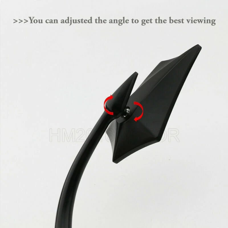 Espejo retrovisor negro moto para Suzuki Intruder 800 1400 1500 C50 C90 M109R Foto 3 de 4