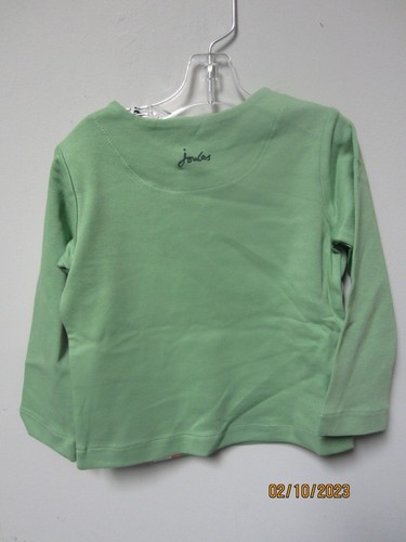 Joules Toddler Boy Angus Green Fox Long Sleeve Shirt Size 18-24M CUTE APPLIQUES! - Picture 3 of 3