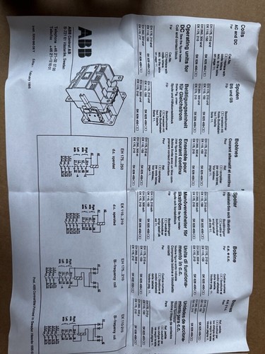 ABB - SK826400-AF KH300 110V 50HZ A.C. SCHÜTZSPULE - Bild 6 von 6