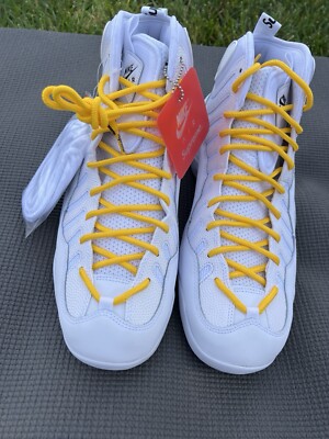 Supreme × Nike AirBakin \"White/Amarillo\" First Look: Supreme x Nike Air Bakin · JustFreshKicks