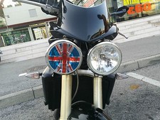 Triumph adesivo trasparente copri fanale inglese Union Jack speed street triple