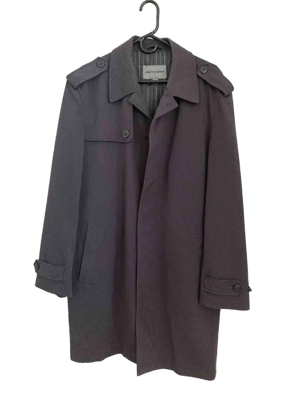 Tamaño Regular Johnston & Murphy negro abrigos, chaquetas y chalecos para hombres