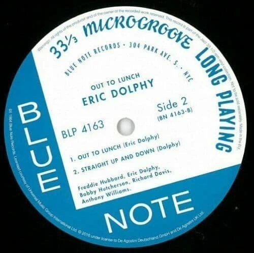 ERIC DOLPHY Out To Lunch Vinyl Record Album LP Blue Note 2016 Jazz Musc - Image 3 of 4