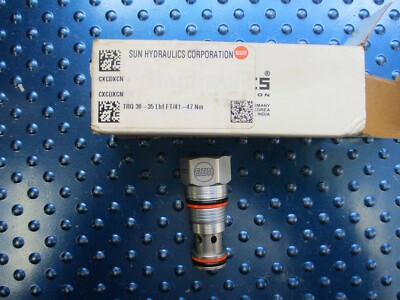 NEW SUN HYDRAULICS CHECK VALVE TRQ 30-35 LBF FT/41-47NM CXCDXCN | eBay
